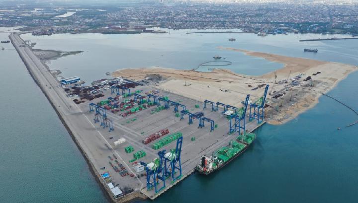 Pelindo IV: Pembangunan Fisik Makassar New Port Capai 77,54 Persen
