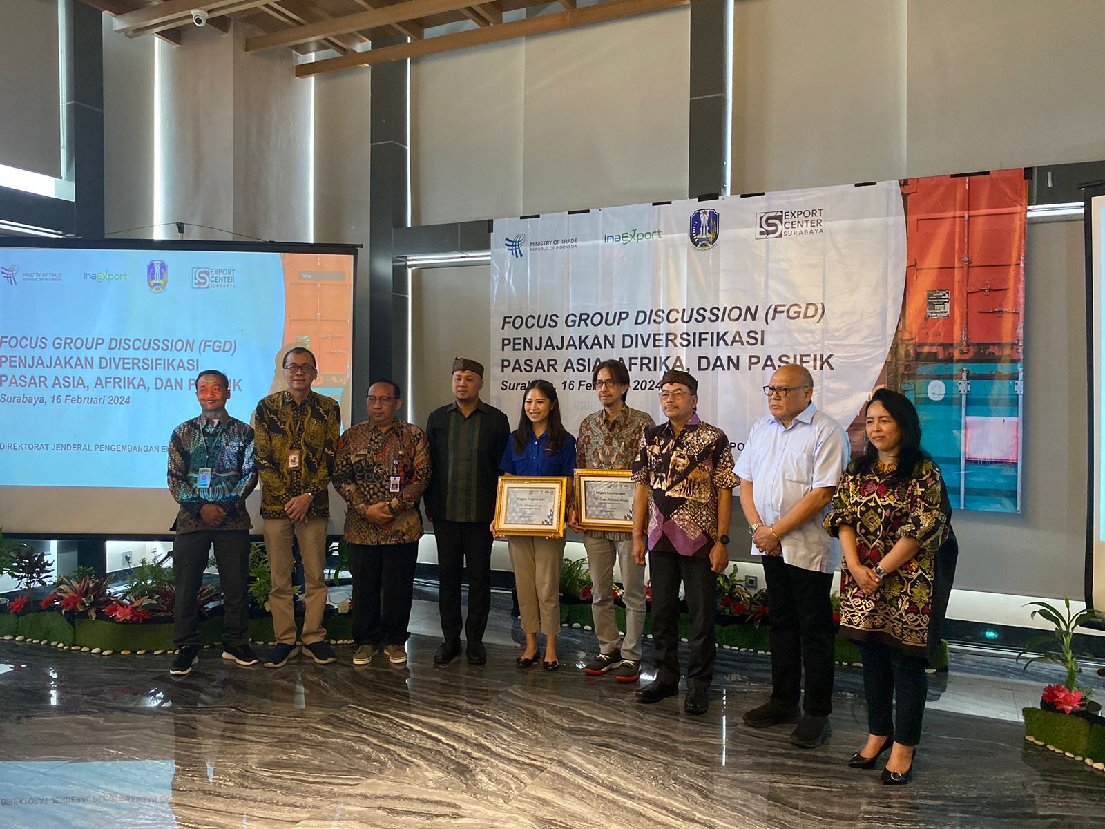 Pacu Ekspor, Ditjen PEN Kemendag – GPEI & Export Center Surabaya, Gelar FGD